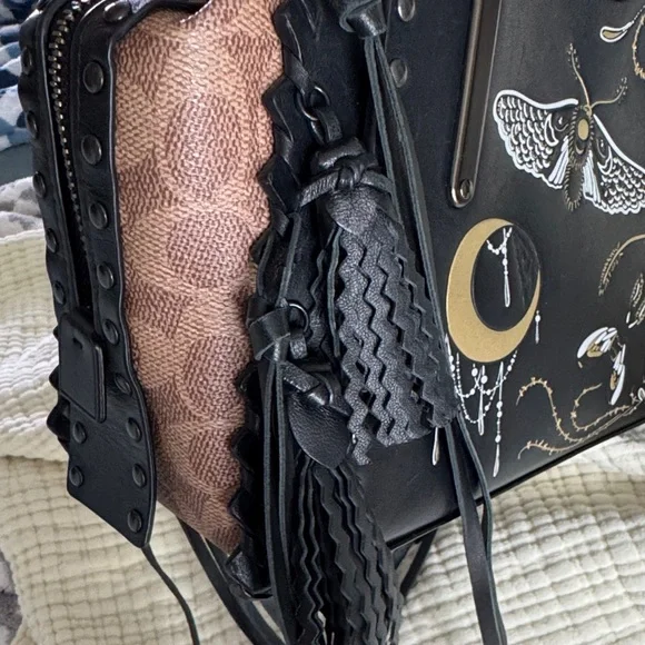 Coach Chelsea Champlain Dreamer Bag with tattoo design beautiful - Picture 6 of 16